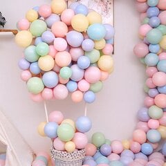 Krāsainie baloni Mix Pastel, 70 gab cena un informācija | Baloni | 220.lv