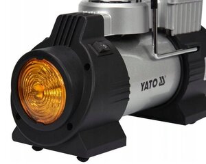 Kompresors YATO automašīnām ar LED lampu 12 V / 180 W cena un informācija | Kompresori | 220.lv
