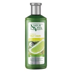 Šampūns taukainiem matiem ar laimu Natur Vital Sensitive 300 ml cena un informācija | Šampūni | 220.lv