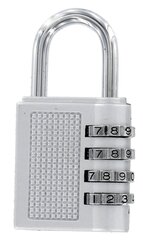 Piekaramā slēdzene ar kodu 80x42x18mm Toko (78208) cena un informācija | Durvju slēdzenes | 220.lv