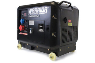 Warrior 6,25 kVa dīzeļģenerators 3 fāze cena un informācija | Elektrības ģeneratori | 220.lv
