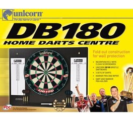 Šautriņmešanas komplekts, Dartboard Unicorn DB180 cena un informācija | Šautriņmešana, dārts | 220.lv