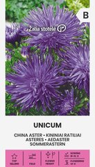 Ķīnas asteres Unicum cena un informācija | Puķu sēklas | 220.lv