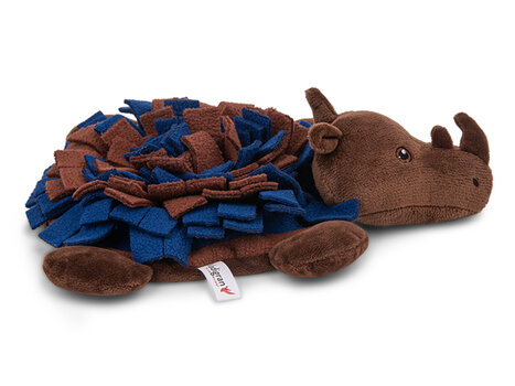 Vadigran Rhinoceros rotaļlieta sunim-interaktīvs plīša degunradzis, 27cm cena un informācija | Suņu rotaļlietas | 220.lv