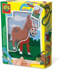 SES Creative Izšūšanas komplekts "Zirgs" 00867 cena un informācija | Attīstošās rotaļlietas | 220.lv
