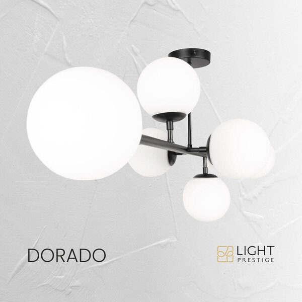 Light Prestige griestu lampa Dorado 8 internetā