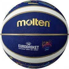Basketbola bumba Molten Eurobasket B7G2001-E2G, 7. izmērs cena un informācija | Basketbola bumbas | 220.lv