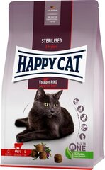 Happy Cat barība ar liellopa gaļu sterilizētiem kaķiem Sterilised Voralpen Rind, 4 kg cena un informācija | Sausā barība kaķiem | 220.lv