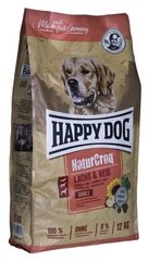 Happy Dog barība ar lasi un rīsiem pieaugušiem suņiem NaturCroq Lachs&Reis, 12 kg cena un informācija | Sausā barība suņiem | 220.lv