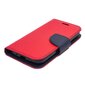 Telone Fancy Diary Book Case ar stendu LG F60 D390 sāniski atverams sarkans/zils atsauksme