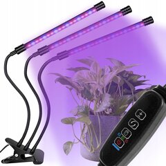 3 x lampa augu augšanai 60 LED 30w taimeris + tālvadības pults cena un informācija | Spuldzes | 220.lv
