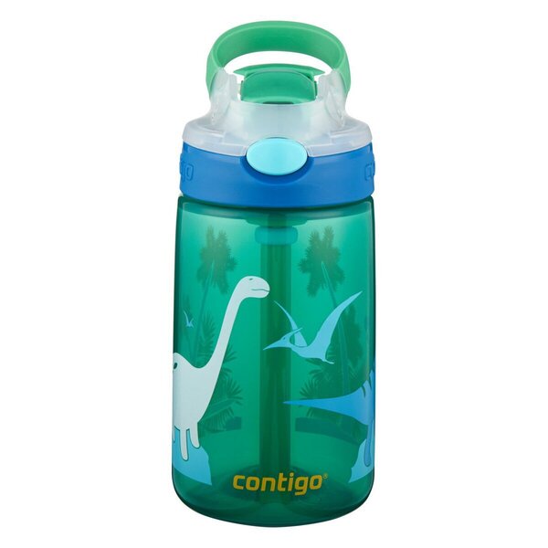 Bērnu pudele, Contigo Gizmo Flip, 414 ml — Jungle Green Dino, 2115035 internetā