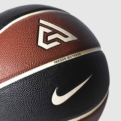 Nike Bumbiņas Nike All Court 8P Antetokounmpo Brown Black N1004138 812 cena un informācija | Basketbola bumbas | 220.lv