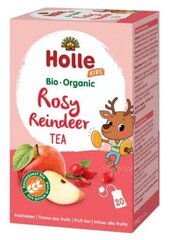 Augu tēja bērniem, Holle BIO “Rosy Reindeer”, 20 maisiņi cena un informācija | Dzērieni, uzkodas bērniem | 220.lv