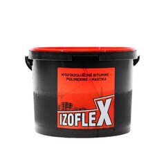 Bitumena Mastika Izoflex, 10l cena un informācija | Grunts, špaktelis  | 220.lv