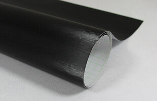 Pulēta melna metāla folija, 1,52 x 0,5 m cena un informācija | Līmplēves | 220.lv