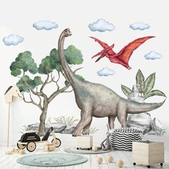 Sienas uzlīme bērniem - Dinozaurs cena un informācija | Dekoratīvās uzlīmes | 220.lv
