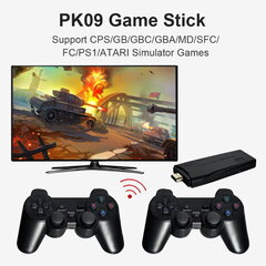 Riff PK-09 64GB TV Box HD 4K Spēļu Hdmi Konsole ar 2x Wi-Fi Kontrolieriem & Multi Platformas 8-64bit 4000 Spēles cena un informācija | Spēļu kontrolieri | 220.lv