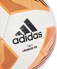 Futbola bumba Adidas Tiro Līga TB balta un oranža FS0374 cena un informācija | Futbola bumbas | 220.lv