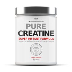 DION SPORTLAB Pure Creatine Monohydrate, Tropic, 500 g cena un informācija | Kreatīni | 220.lv
