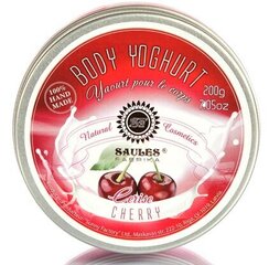 Ķermeņa jogurts CHERRY Saules Fabrika 200 g cena un informācija | Ķermeņa skrubji | 220.lv