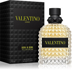 Tualetes ūdens Valentino Uomo Born In Roma Yellow Dream EDT vīriešiem, 100 ml cena un informācija | Vīriešu smaržas | 220.lv