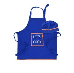 Duka Let's Cook priekšauts un cepure bērniem cena un informācija | Virtuves dvieļi, cimdi, priekšauti | 220.lv