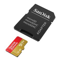 SANDISK EXTREME microSDXC 128 GB 190/90 MB/s UHS-I U3 ActionCam memory card cena un informācija | Atmiņas kartes mobilajiem telefoniem | 220.lv