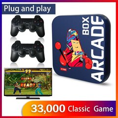 Bezvadu klasiska retro spēļu pierīce/konsole Data Frog Arcade Box ar 33000+ spēlēm cena un informācija | Spēļu konsoles | 220.lv
