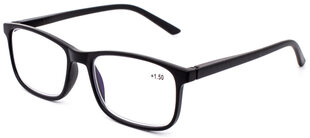 Lasīšanas brilles ar zilās gaismas aizsardzību +2,5 cena un informācija | Brilles | 220.lv