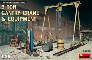 Līmējams modelis MiniArt 35589 5 Ton Gantry Crane & Equipment 1/35 cena un informācija | Līmējamie modeļ | 220.lv