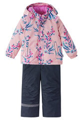 Lassie зимний комплект для детей RAIKU, пастельный-розовый/темно-синий цена и информация | Зимняя одежда для детей | 220.lv
