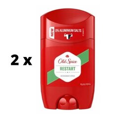 Dezodorants OLD SPICE Restart, 50 ml x 2 gab. iepakojums cena un informācija | Dezodoranti | 220.lv