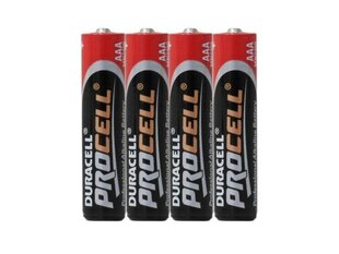 Baterijas Duracell Procell / Industrial LR03 AAA cena un informācija | Baterijas | 220.lv