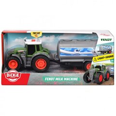Dickie lauksaimniecības traktors ar piena mašīnu, 26 cm cena un informācija | Rotaļlietas zēniem | 220.lv