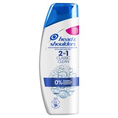 Pretblaugznu šampūns H&S Classic Clean 2in1, 750ml cena un informācija | Šampūni | 220.lv