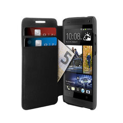 Aizmugures apvalks Puro HCONEMINIBOOKCBLK HTC ONE MINI FLIP+3CARD BLK, telefonam HTC One Mini cena un informācija | Telefonu vāciņi, maciņi | 220.lv
