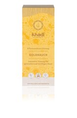 Augu krāsa pelēkiem vai gaišiem matiem Khadi Golden Hint 100 g cena un informācija | Matu krāsas | 220.lv