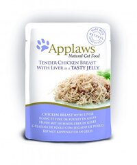 Maltīte paciņā kaķim Applaws Jelly Chicken&Liver, 70 g cena un informācija | Konservi kaķiem | 220.lv