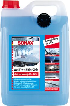 Lietošanai gatavs ziemas logu mazgāšanas šķidrums -20 ° C SONAX, 5L cena un informācija | Vējstiklu un dzesēšanas šķidrumi | 220.lv