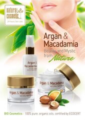 Dienas sejas krēms Natural Cosmetic Argan & Macadamia, 50 ml cena un informācija | Sejas krēmi | 220.lv