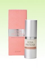 Acu krēms Natural Cosmetic Rosa Pretiosa 20 ml cena un informācija | Acu krēmi, serumi | 220.lv