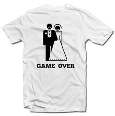 T-krekls "GAME OVER" cena un informācija | Oriģināli T-krekli | 220.lv
