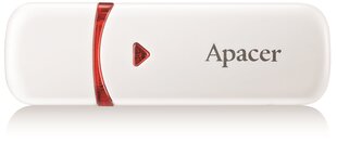 APACER USB2.0 Flash Drive AH333 16GB Whi cena un informācija | USB Atmiņas kartes | 220.lv