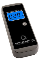 Alkotesteris "BACscan F-50 LT" ar platīna elektroķīmisko sensoru cena un informācija | Alkometri | 220.lv