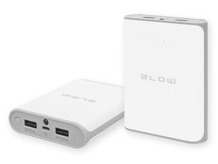 BLOW PB14 Powerbank 14000mAh 2xUSB, balts 81-115 cena un informācija | Lādētāji-akumulatori (Power bank) | 220.lv