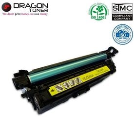 Dragon HP 507A CE402A / CE252A Dzeltena Lāzedrukas kasete priekš M551 M575 CP3525 7K Lapas HQ Premium Analogs cena un informācija | Kārtridži lāzerprinteriem | 220.lv