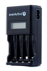 everActive automātiskais AA / AAA bateriju lādētājs ar LCD displeju NC-450 melns cena un informācija | Akumulatori, lādētāji un piederumi | 220.lv