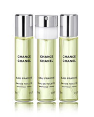 Chanel Chance Eau Fraiche EDT sievietēm 3x20 ml cena un informācija | Sieviešu smaržas | 220.lv
