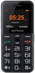 MyPhone HALO Easy black ENG/RUS/LV cena un informācija | Mobilie telefoni | 220.lv